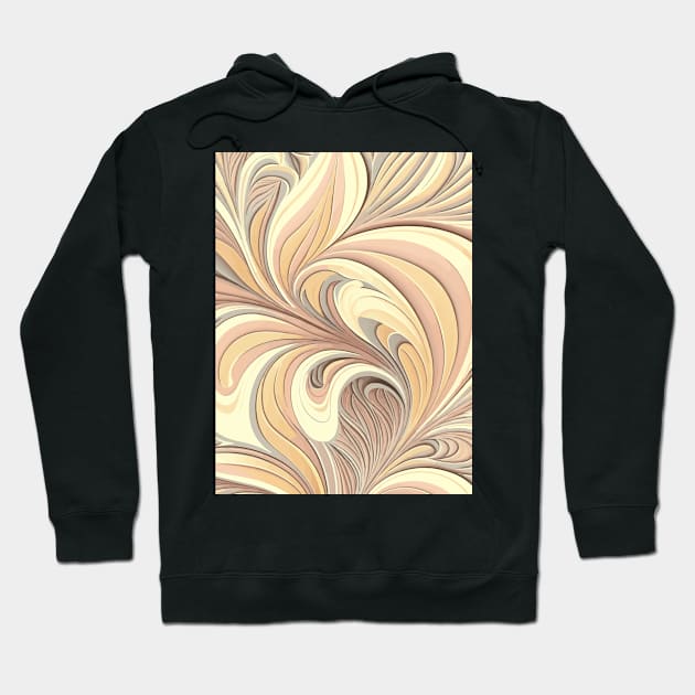 Creamy Opulence Hoodie by FashionPulse